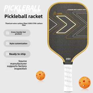 Nueva Pala de Pickleball de Titanio y Carbono 2026, Textura Esmerilada, Núcleo de Panel PP, Amortiguador que <span class=keywords><strong>Optimiza</strong></span> el Efecto de Giro del Balón - Product Image 4