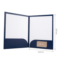 Carpeta Corporativa de Lujo, Personalizada con Logotipo, Tamaño A4, Estampado Dorado, Venta al Por Mayor de Fábrica Original, Duradera, para Reuniones