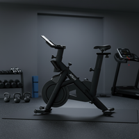 Vélo d'entraînement stationnaire Xburn Music Wheel M5 pour cyclisme intérieur, vélo de spinning, matériau métallique durable pour usage domestique
