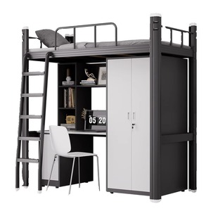 <span class=keywords><strong>Lit</strong></span> <span class=keywords><strong>superposé</strong></span> moderne combiné pour dortoir universitaire, <span class=keywords><strong>lit</strong></span> mezzanine <span class=keywords><strong>en</strong></span> métal pour petits appartements, <span class=keywords><strong>lit</strong></span> <span class=keywords><strong>en</strong></span> métal avec <span class=keywords><strong>lit</strong></span> inférieur pour usage domestique - Product Image 5