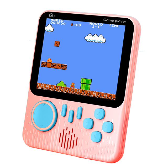 Hot Gifts Toys Gaming Play for Two Retro 666 Games 3.0inch Connect TV Double Sparring Video Game Player G7 Handheld Game Console