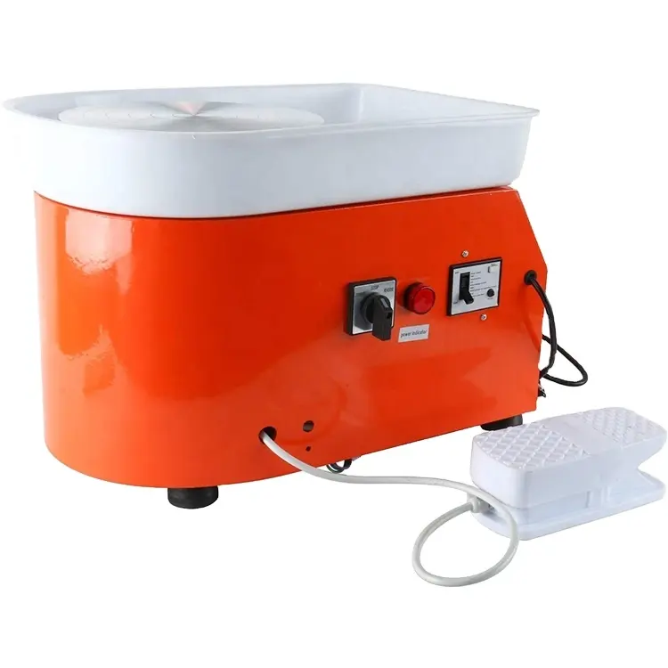 Portable Pottery Wheel Ceramic Clay 350W Electric Ceramic Pottery Turbine 110V Clay Forming Machine for Art