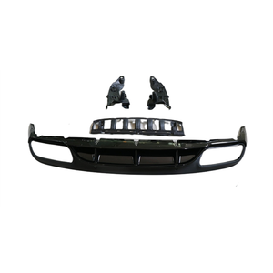 Diffuseur arrière noir brillant de style C63 Edition 1 parfaitement adapté pour <span class=keywords><strong>Benz</strong></span> C205 AMG Coupé 2015-2021 |   Diffuseur de pare-chocs de voiture - Product Image 1