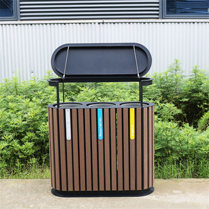 Meubles d'extérieur <span class=keywords><strong>Poubelle</strong></span> en bois à 3 compartiments à l'extérieur du parc <span class=keywords><strong>de</strong></span> la rue <span class=keywords><strong>Poubelle</strong></span> <span class=keywords><strong>de</strong></span> <span class=keywords><strong>tri</strong></span> <span class=keywords><strong>Poubelle</strong></span> <span class=keywords><strong>de</strong></span> recyclage publique - Product Image 6