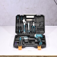 Kit combiné d'outils électriques sans fil : perceuse, clé à main, boîte à outils et autres outils – Ensemble d'outils électriques