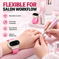 Machine à percer les ongles électrique portable sans fil rechargeable à moteur sans balais haute vitesse Yaqin