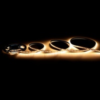 Lampu Strip LED COB CRI90 Tinggi Lebar 8mm 11W/M Dapat Diredupkan Pencahayaan Linear 12V 24V IP65 Tahan Air Pita LED Fleksibel