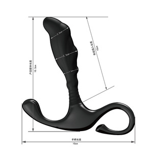 Anal Plug For Men And Women Black 10.5cm Length <b>Masturbation</b> Adult Sex Toy OEM QF033 - Product Image 1