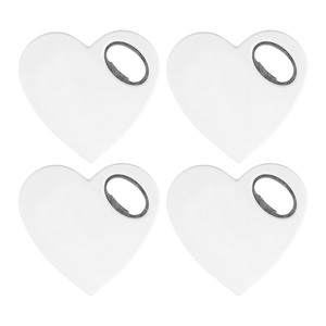 Bán buôn thăng hoa số lượng lớn trống khắc laser biểu tượng thẻ tròn hình trái tim mở chai - Product Image 2