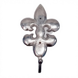 Gancho de diseño Floral fundido, gancho de Metal decorativo de pared de una sola pieza, artesanías de Metal, ganchos de abrigo personalizados, artículo de hardware - Product Image 1
