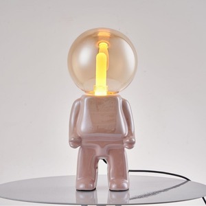 Lampe de bureau Thinker E27 LED avec commande tactile, lampe de table, veilleuse de chambre, éclairage d'ambiance, ornement décoratif - Product Image 1
