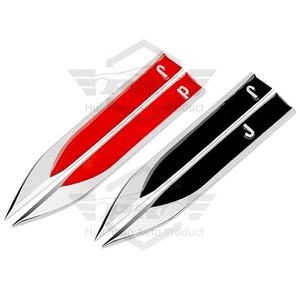 Emblème de logo 3D personnalisé pour les ailes latérales de <span class=keywords><strong>voiture</strong></span> pour Nissan Skoda Audi BMW KIA <span class=keywords><strong>Jaguar</strong></span> Hyundai Jeep Lexus Mazda Mitsubishi Ford - Product Image 3