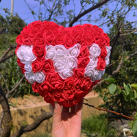 Vente en gros de roses artificielles Sweet Heart for Love Flower pour Noël Saint Valentin Cadeau de Noël Saint Valentin