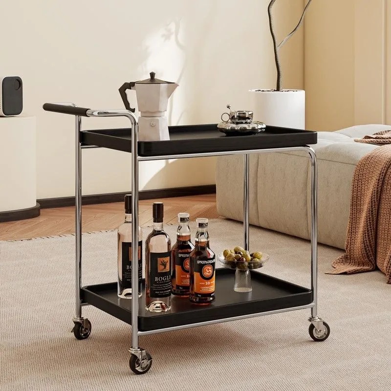 [Bois de noyer] Style double plateau (noir)