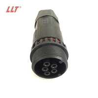Connecteur d'alimentation étanche à 5 broches pour onduleur AC Lilutong M29 avec connecteur LED