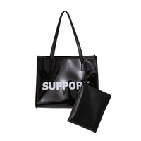 Sac fourre-tout transparent en PVC holographique tendance et pas cher, idéal pour les étudiants – Collection Designer