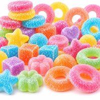 (FREE SAMPLE) New Exotic Candy Halal Crystal Crispy Jam Filled Pretzel Shape Gummy Candy Sweets Custom Wholesale
