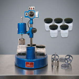 Machine de nettoyage de montres GS2047A avec 5 bocaux en verre et 2 paniers, outil de réparation métallique multifonction - Product Image 2
