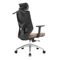 Mobilier de bureau moderne execuvie Chaise ergonomique en cuir de silicone Chaise pivotante de bureau pour ordinateur