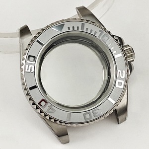 Boîtier de montre en acier inoxydable de 40 mm résistant à l'eau avec verre saphir et lunette en céramique pour mouvements NH35 NH36 - Product Image 2