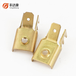ตัวเชื่อมต่อแบบ Crimp Terminal ของ Fengdakang ที่ปรับแต่งได้ ขนาด 0.8 มม. ทำจากทองเหลืองชุบดีบุก พร้อมตัวเรือนสายไฟ - Product Image 1