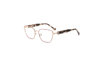 Monture de lunettes optiques élégante et classique à motif floral pour femmes adultes, personnalisable, de marque, en métal, de créateur, pour myopie, patchwork, carrée