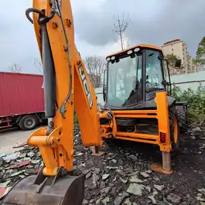 Earth-moving 4X4 Machinery JC 3CX Used Tractor Backhoe wheel front loader for sale
