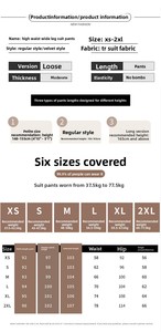 2025 estate nuovi veri Shot da donna di seta di ghiaccio <span class=keywords><strong>pantaloni</strong></span> eleganti a vita alta stretti Casual <span class=keywords><strong>pantaloni</strong></span> lunghi a gamba - Product Image 6