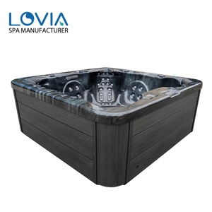 Vente en gros de bain à remous style chaud spa extérieur hydra massage piscine jacussier de fibra para 7 personas baignoire avec jets pour la famille - Product Image 6