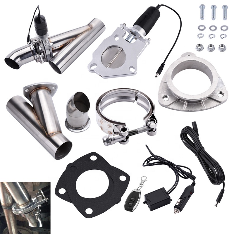 Высококачественная стальная электрическая выхлопная труба гоночного автомобиля