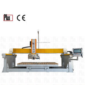 STONEPLUS Machines à pierre Machines à carreaux Eagle400 avec fonction caméra Scie à comptoir CNC Scie à carreaux à 45 degrés - Product Image 1