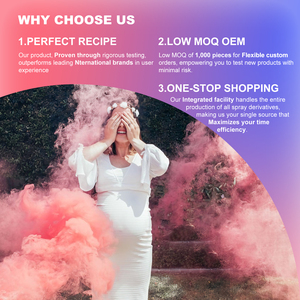 Créez des révélations de genre mémorables avec <span class=keywords><strong>spray</strong></span> fumigène rose/bleu sécurisé, décoration facile pour fête bébé. - Product Image 3