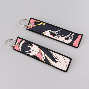 Anime <strong>Spy</strong> X Family Keychain Evangelion Lanyard Student Office ID Badge Fabric Peripherals - Product Image 3