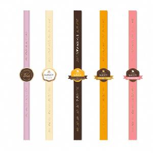 Gói dán tự dính Sticker bánh niêm phong dán dài niêm phong nhãn cho hộp nhựa - Product Image 4