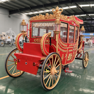Calèche royale classique de luxe à quatre roues, calèche royale électrique de haute qualité, calèche royale électrique à vendre - Product Image 4