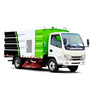 Camion de nettoyage de rue flexible et économe en énergie Clw personnalisé 4x2 3cbm pour balayage multifonctionnel - Product Image 1