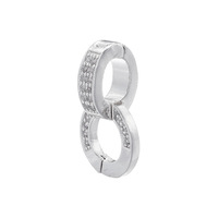 Vente en gros de fermoir à double anneau plaqué or 18 carats pour la fabrication de bijoux à bricoler soi-même