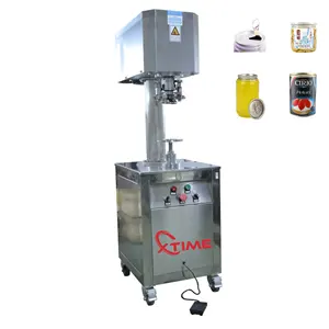 Semi Automatic Aluminum Plastic Easy Open Tin Cans Seaming Machine Ring Pull Can Sealer Food Can Capping Sealing Machines