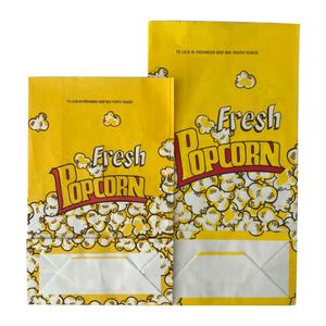 Bolsas de palomitas personalizadas, contenedores para fiesta, Mangas de maíz, paquetes de aperitivos, Bolsas Para Palomitas, <span class=keywords><strong>bolsa</strong></span> de palomitas de papel con estampado de logotipo - Product Image 4