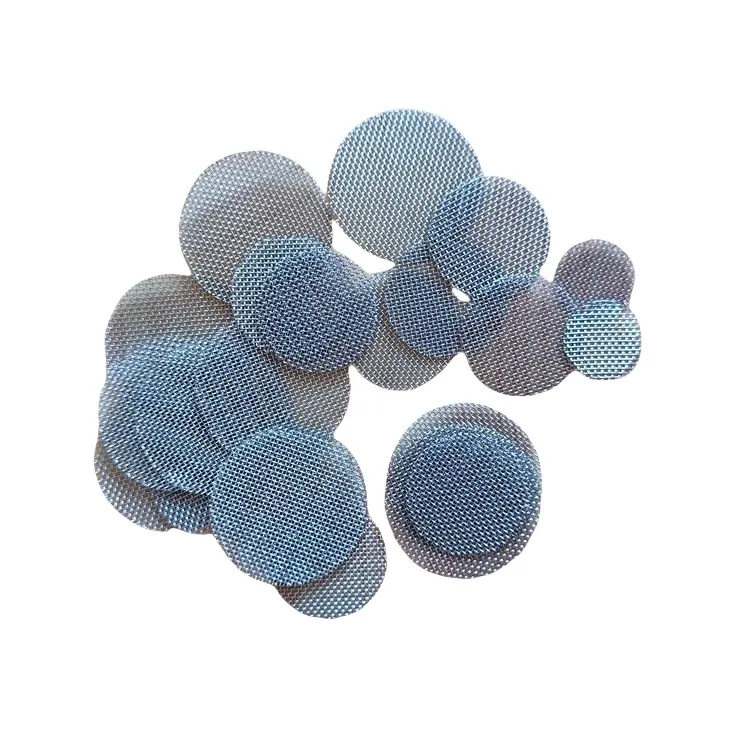 50 Mesh 0.2mm Wire SS 304 Filtre à disque en acier inoxydable Extruder Screen Filter Pack