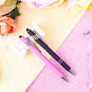 Promotional Cheapest Aluminum Ballpoint <b>Stylus</b> <b>Pen</b> <b>With</b> Soft Rubber Touch Screens Cheap Custom Logo for Mobile Phone Ball Point - Product Image 1