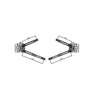 Elevador de coche de dos postes de bajo precio con liberación manual de dos lados Elevador de coche de 2 postes - Product Image 2