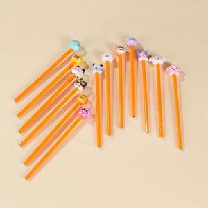 Wholesale Customised 3D Cute Silicone Animal Pencil <b>Personalised</b> HB Wooden Pencils Gift for School Kids Cartoon Promotion - Product Image 3