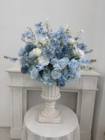 Boule de fleurs personnalisée, fleurs artificielles, nouveau design pour la décoration de mariage, cérémonie, événement, fête, décoration, support ODM OEM