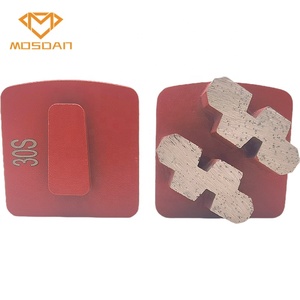 Redi Lock Plaque de meulage diamantée agressive à double segment serpent pour sol en béton - Product Image 2
