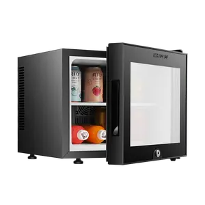 낮은 전력 소비 원형 찬 방 소형 진열장 음료 냉장고