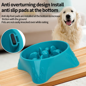 Custom Logo <strong>Plastic</strong> No Spill Portable <strong>Dog</strong> Food <strong>Bowl</strong> Pet Slow Feeder <strong>Bowl</strong> - Product Image 4