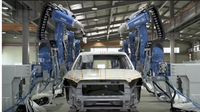 Bras de robot industriel automatique programmable ONA Yaskawa pour pièces de voiture en poudre, bras de robot de peinture par pulvérisation
