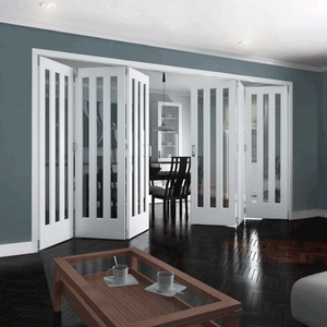 Porte pliante professionnelle en PVC, étanche, coulissante, type accordéon, avec loquet magnétique, pour la distribution en gros - Product Image 2