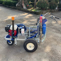 Machine de marquage routier manuelle à peinture froide pour la délimitation des parkings, haute efficacité, à vendre
